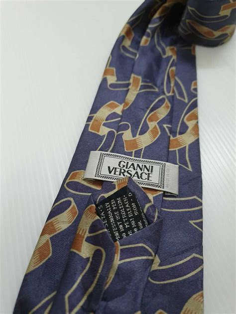 fake gianni versace tie|authentic versace tie.